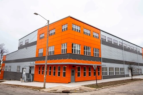 Sheboygan Self Storage - East storage facility exterior view